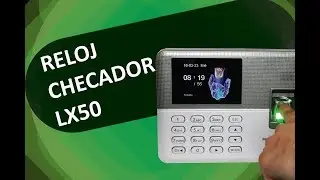 Reloj checador ZKTeco LX50, no necesita software, exporta directo a excel