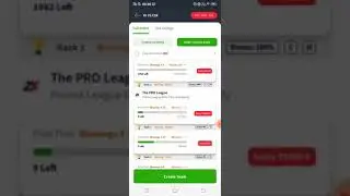 New cricket fantasy app earn money without investment|All contest confirm| Only bonus money app