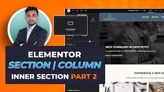 02: Elementor Section, Column, Inner Section | Wordpress Elementor Bangla Tutorial