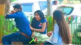 Sitting On Girl Prank #SittingOnGirl #Prank #Sumit #Cool #Allahabad #india