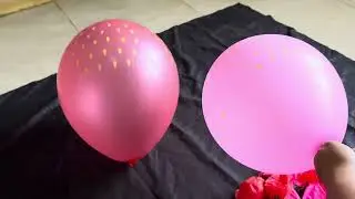 STRAWBERRY BALLOON UNBOXING 🍓✨ So Cute! Lots of Filling & Bright Colors!!