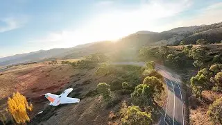 Sunset FPV formation from Shepherds Lookout - Heewing T1 Ranger and AtomRC Dolphin
