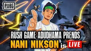 PUBG MOBILE KR TELUGU LIVE STREAMING | Rush Game Telugu | Nani Nikson Gaming | Stream 1