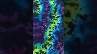 Cosmic Diamond Tie-Dye! 🌌 Front & Back Reveal.
