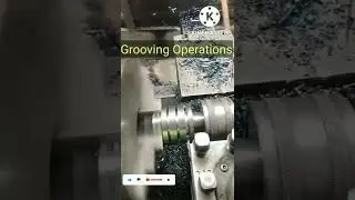 Grooving Operations, grooving process in lathe machine lathe project
