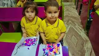 Fun and Easy Activity for Play School Kids: Art with Waste Paper and Glue : Dignity Play School