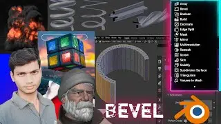 blender bevel Modifier |3D Animation |Blender Object modelling | how to create Object |basic Blender