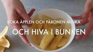 G&ouml;r barnmat med mig - fruktpur&eacute;