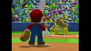 Mario Superstar Baseball Exhibition Mario Stadium 9 innings #mario #mariosuperstarbaseball