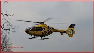 Landeanflug + Start von Christoph 23 (D-HRAC)