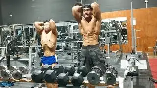 Classic physique posing | Joey Anae & Kingston Saw | Fikaa Gym | New Zealand