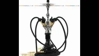Aladin Diwan 6 Hose Shisha Hookah Pipe Black 30