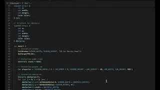 15   C Program to create a 2D car game using RayLib