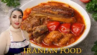 Persian Eggplant Stew with Meat | Easy Homemade Recipe