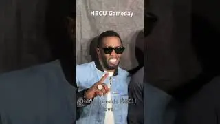 Diddy spreads HBCU love #collegefootball #hbcugameday #Diddy
