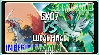 Imperialdramon vs Zephagamon [Digimon TCG EX7 Local FINALS] Match Commentary