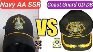 Major different 🤭😱 between Indian Navy vs Indian coast guard || Navy aa ssr mr vs Coast guard GD DB