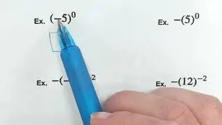 Algebra 8-3 Zero and Negative Exponents