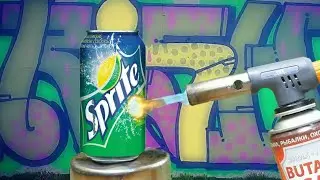Sprite Vs Gas Torch ( Experiment )