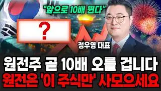 원전주 곧 10배 오를 겁니다 원전은 '이 주식만' 사모으세요 (정우영 / 증시임당)