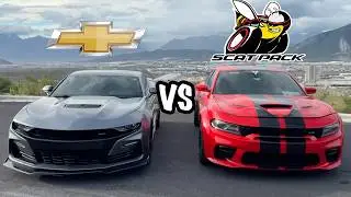 CORRI MI CAMARO SS CONTRA UN CHARGER SCAT PACK (*6.2L VS 6.4L*)//Dani Universe//