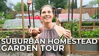Full May Garden Tour | Zone 5b Raised Beds, Food Forest & Native Plants