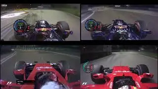 All Sebastian Vettel Singapore Pole Laps (2011, 2013, 2015, 2017)