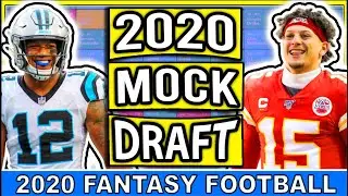 2020 Fantasy Football Mock Draft LIVE