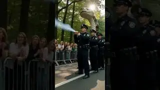 Giant 40-Foot Python Attacks Police Helicopter | Full Cinematic Rescue Story #wildliferescue