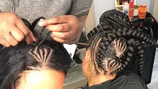 6 PONYTAIL FEEDIN BRAIDS BUT LETS MAKE IT FUN!