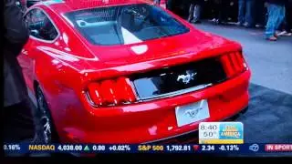 2015 Ford Mustang Reveal on Good Morning America
