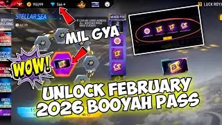 🔥 February Booyah Pass Buy One Spin Trick 😱 | Free Fire New Event 2026