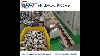 WEET Automatic Welding Lead Wrapping Tape Machine For Bypass Crossover Capacitors