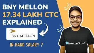 @bnyglobal  17.34 Lac CTC Breakdown | Base, Bonus,In-hand Salary, Intern Stipend |Software Engineer