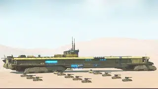 BIG DESERT AIRCRAFT CARRIER BATTLE | Homeworld: Deserts of Kharak Gameplay