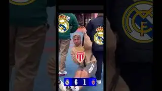 Real madrid vs Monaco 6-1 champions league match highlight #mbappe #vinicius #bellingham