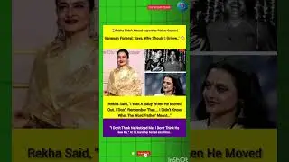 Rekha Didn't Attend Superstar Father Gemeni Ganesan Funeral: Says, Why Should I Grieve..'#yt #short