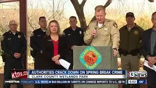 Authorities cracking down on crime at Clark County Wetlands Park
