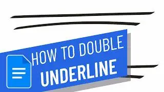 How to Double Underline in Google Docs