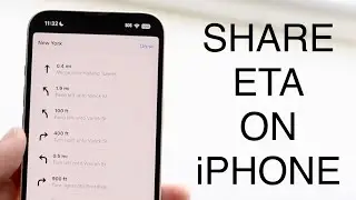 How To Share ETA On iPhone! (2023)