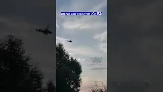 Russian Ka-52 Takes Out Suicide Drone with Precision Missile Shot