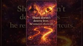 Shani Dev Truth ⚫ | This One Line Explains Everything #Shorts