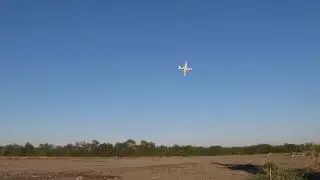 Yak-40 RC model M1:12.Span 2.1 meters. Flight.