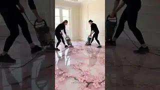 Epoxy Resin Floor Design Idea - Satisfying Transformation