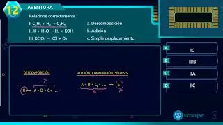 Reacciones Qu&iacute;micas - Qu&iacute;mica - Academia Preuniversitaria ONLINE Virtual Pre