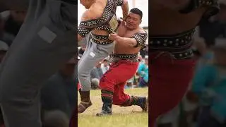 Davhar-Bayar's Best Takedowns & Techniques | Inner Mongolian Wrestling #shorts
