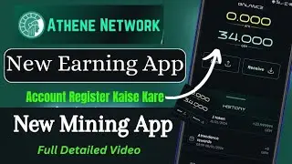 NeW Mining.App Athene Network..!!  Without Investment work Just One Click.