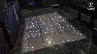 white led dance floor entertainment venue fixed installation