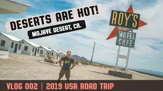 🇺🇸 HairCut Harry Experiences The Heat Of The Mojave Desert | USA Road Trip