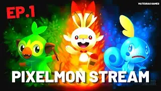 PIXELMON STREAM - SWORD AND SHIELD - parte#1 - ESCOLHENDO MEU INICIAL - mateusao games